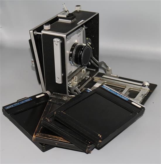 A MPP Micro Technical 5 x 4in. camera with Rodenstock Sirona-N F5.6 150mm lens with plate holders